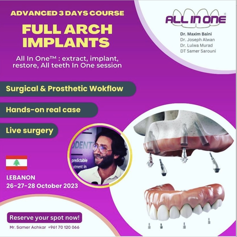 FULL ARCH IMPLANTS-INTERNATIONAL PARTICIPANT